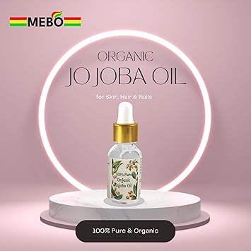 MEBO Organic Jojoba Oil 35ml 100 Pure Natural ColdPressed Oil for Skin Hair Nails Deep Hydration AntiAging and Scalp Care Vegan CrueltyFree - Image 3