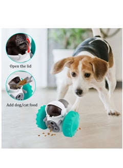 Y&D Interactive Dog Toy Treat Dispensing Puppy Toys Automatic Durable Puzzle Slow Feeder for Improve IQ, Reduce Boredom, Food Small Medium Large Dogs Cats, Blue  - Image 1
