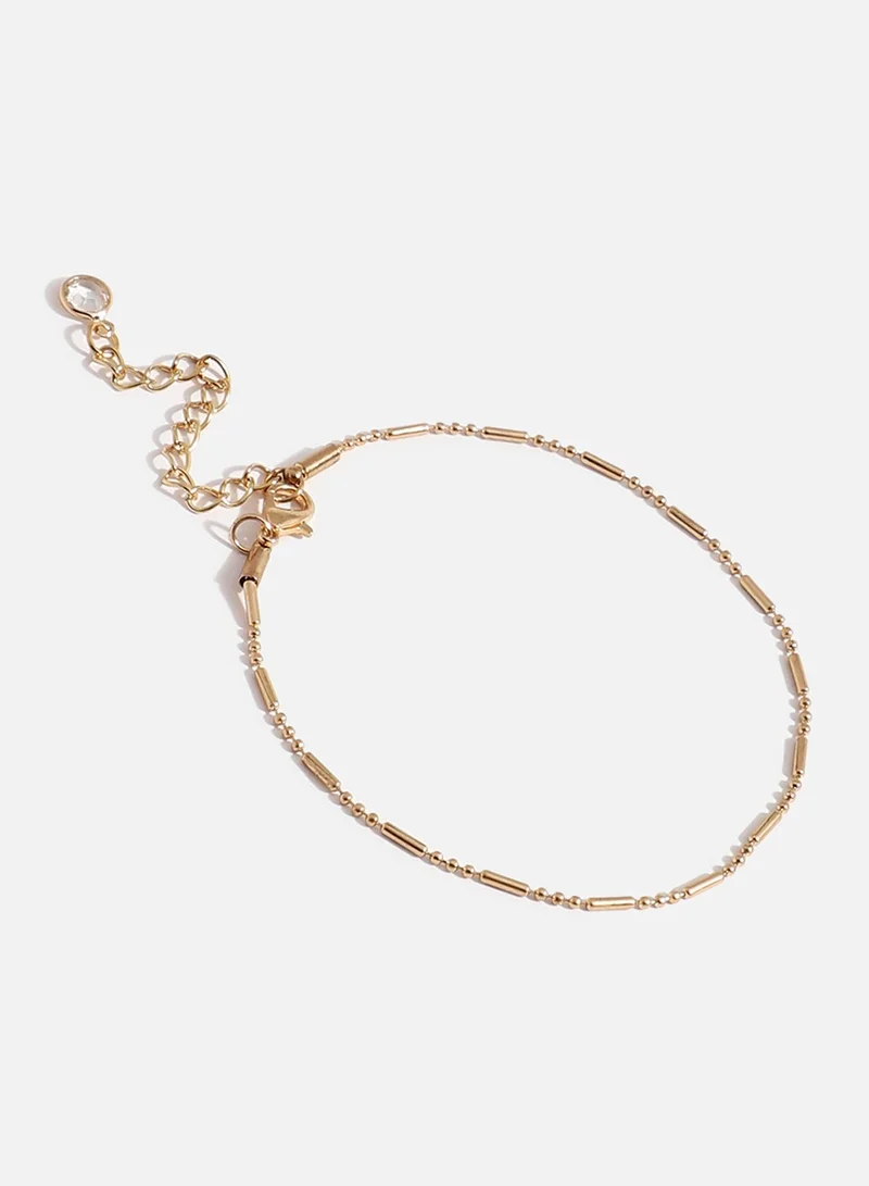 SOHI  Set Of 2 Anklet And Artificial Bracelet Jewellery for Women | Best Price UAE