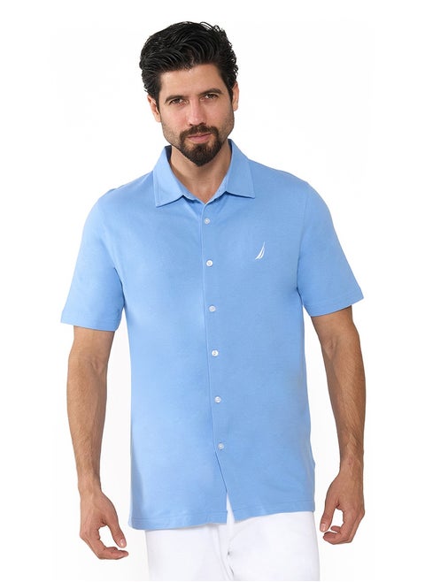 Essential Regular Fit Cotton Blend Logo Shirt