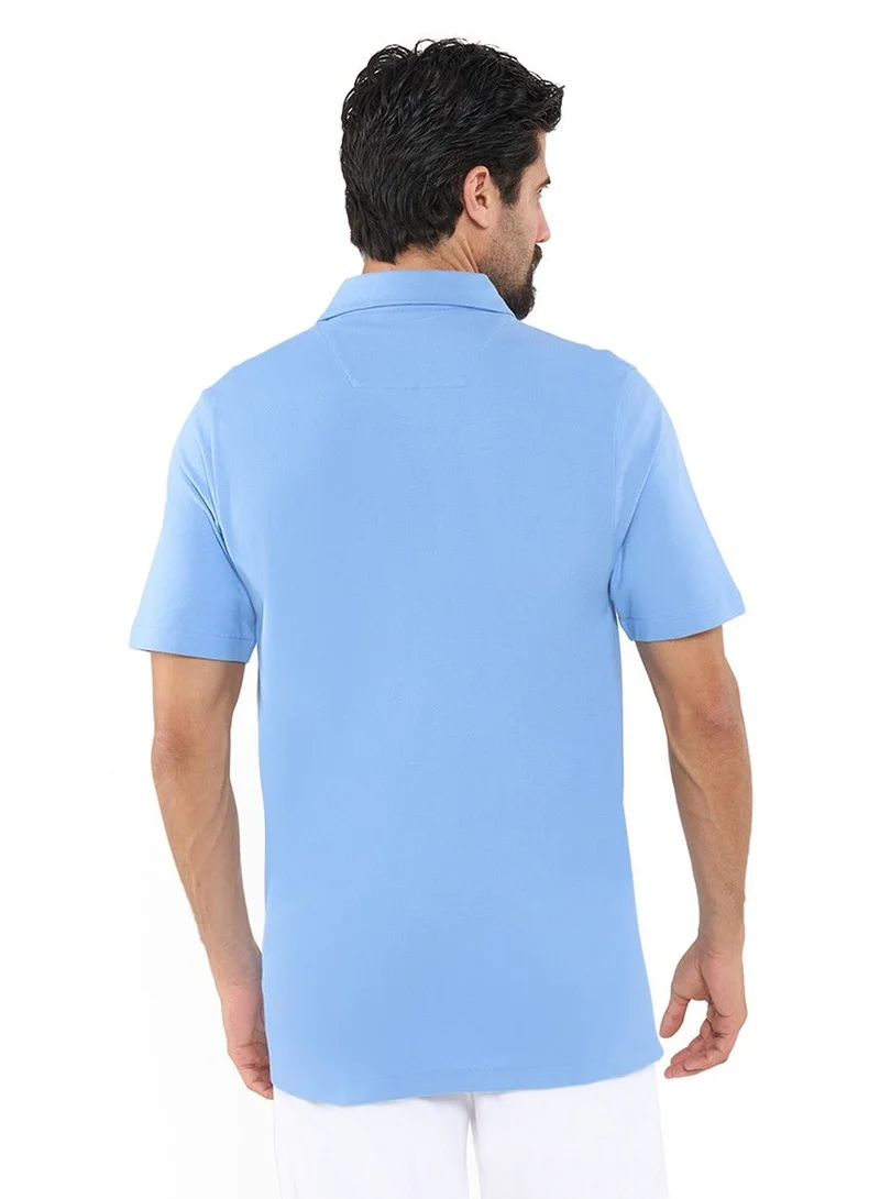 NAUTICA  Essential Regular Fit Cotton Blend Logo Shirt for Men | Best Price UAE