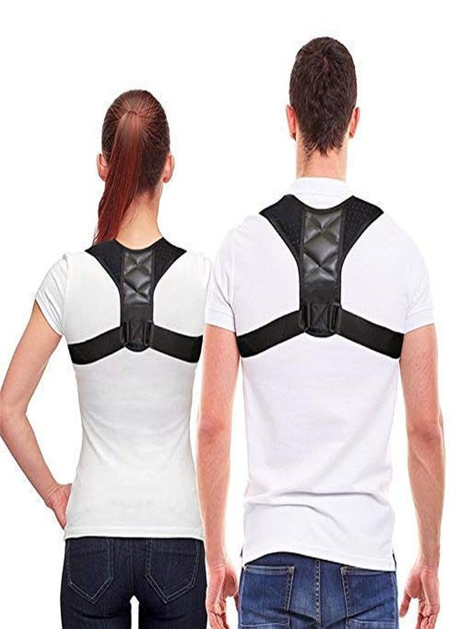 Designeez 1Pc Adjustable Posture Corrector Upper Back Shoulder Support Brace and Corset Clavicle Correction Belt for Men Women - Image 1