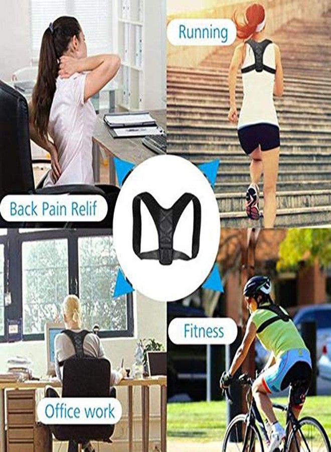 Designeez 1Pc Adjustable Posture Corrector Upper Back Shoulder Support Brace and Corset Clavicle Correction Belt for Men Women - Image 4