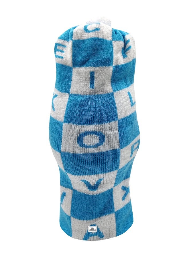 Kidbee Baby Soft Woolen Monkey Cap for Babies | Warm & Stretchable Winter Cap | Unisex Multicolor Beanie (in, Age, 3 Years, 4 Years, LightBlue) - Image 3