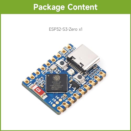 Waveshare لوحة تطوير ميني وايفشير ESP32-S3، مبنية على معالج ثنائي النواة ESP32-S3FH4R2، تردد تشغيل 240MHz، واي فاي 2.4GHz وبلوتوث 5 - Image 2