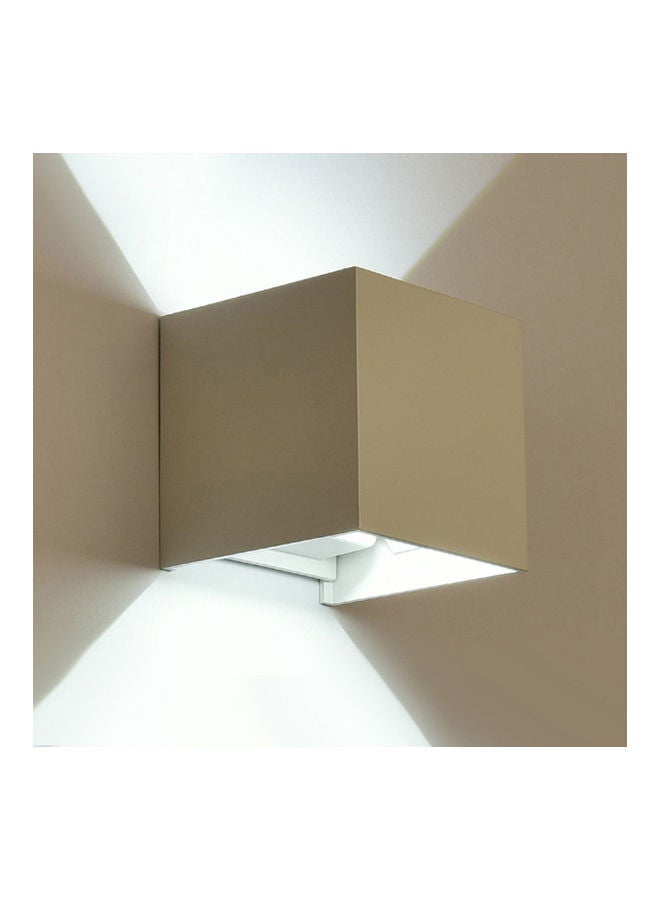 NIBEMINENT Waterproof Dimmable Square Background Whole Lamp 12W Gray Shell White Light Grey 11*11*11cm - Image 3