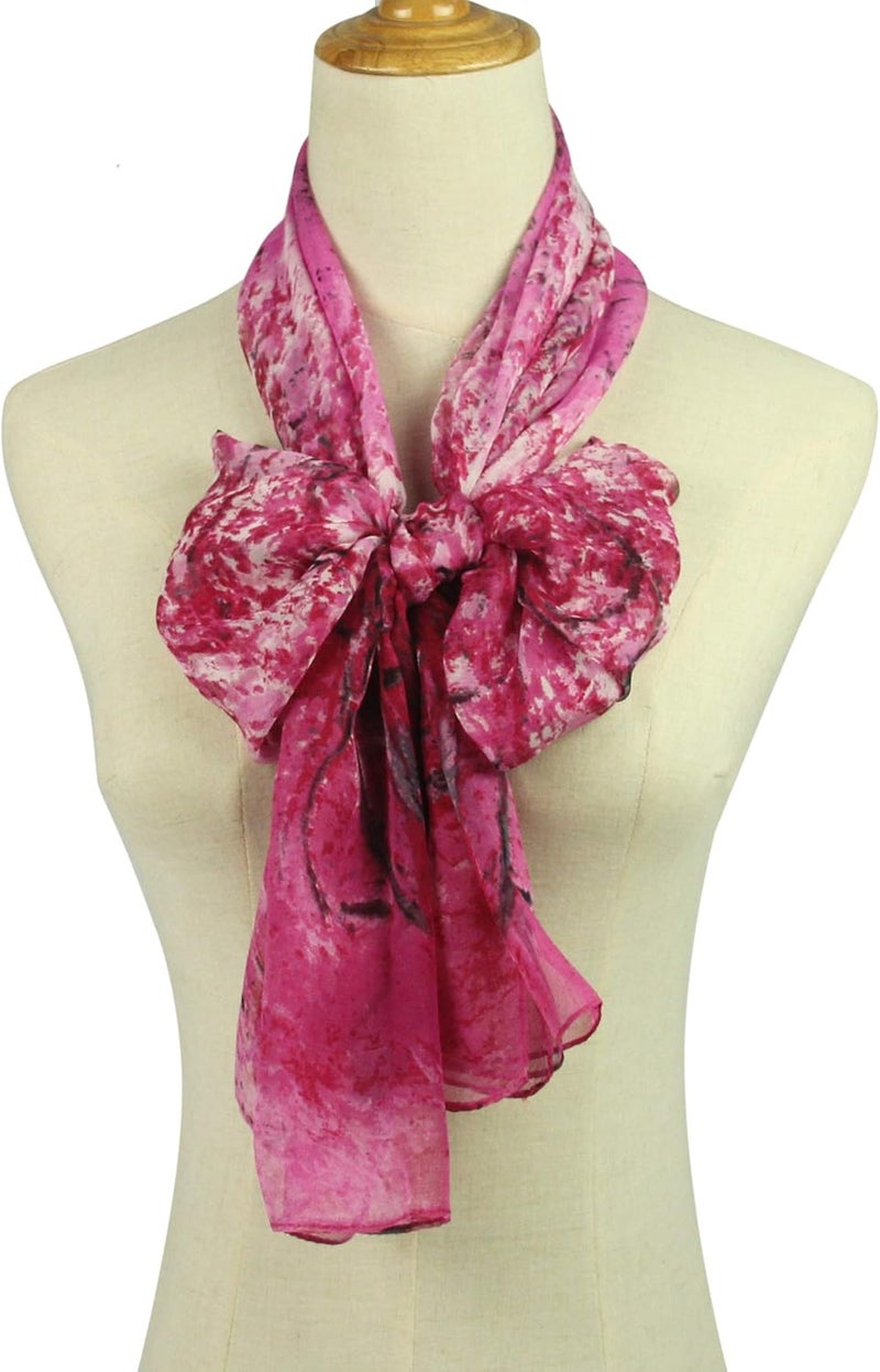 PANTONIGHT Long Chiffon Sheer Scarf For womens - Image 2