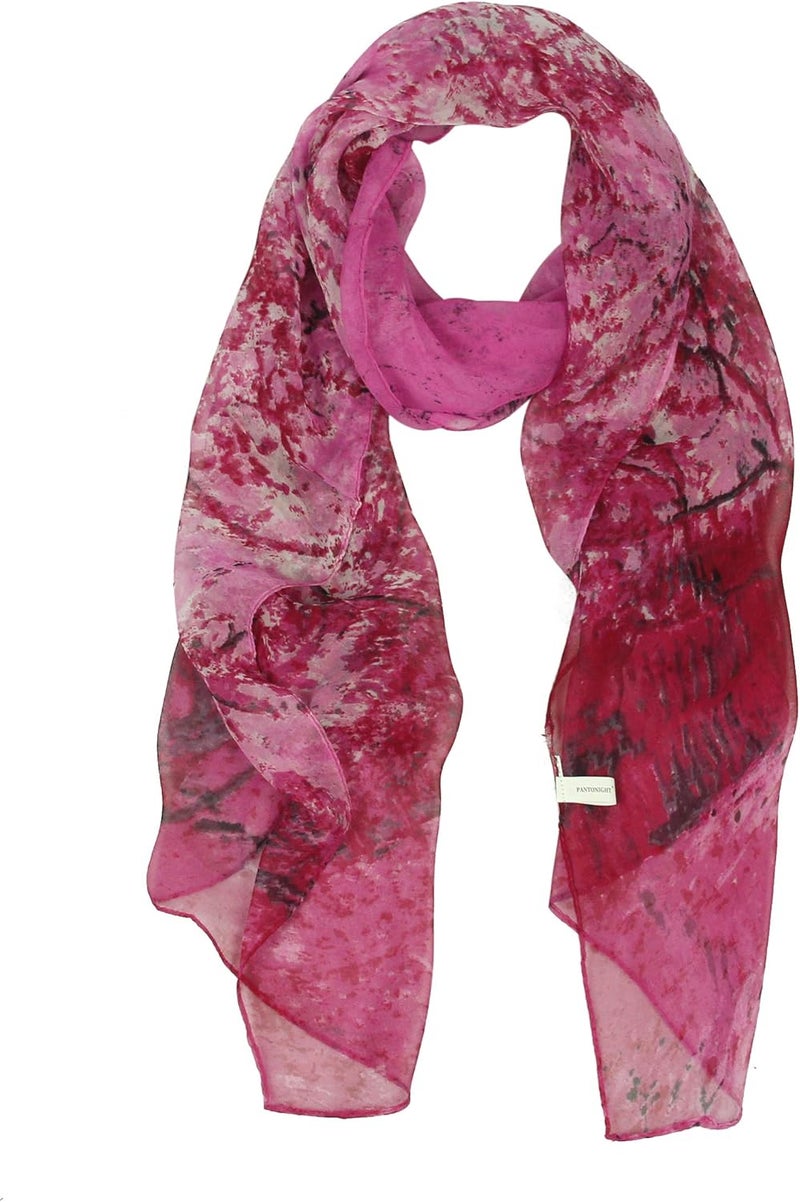PANTONIGHT Long Chiffon Sheer Scarf For womens - Image 1