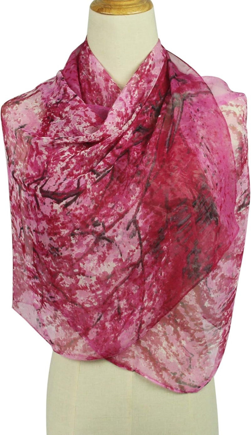 PANTONIGHT Long Chiffon Sheer Scarf For womens - Image 4