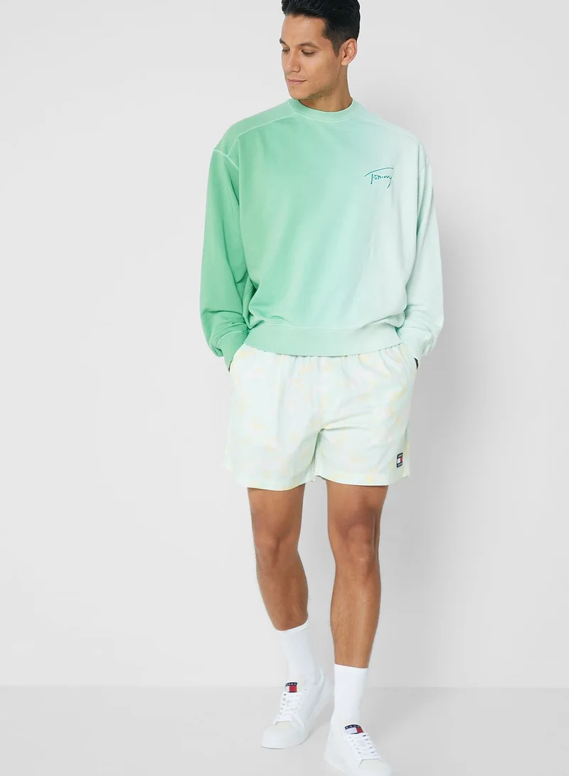TOMMY JEANS Aop Print Beach Shorts