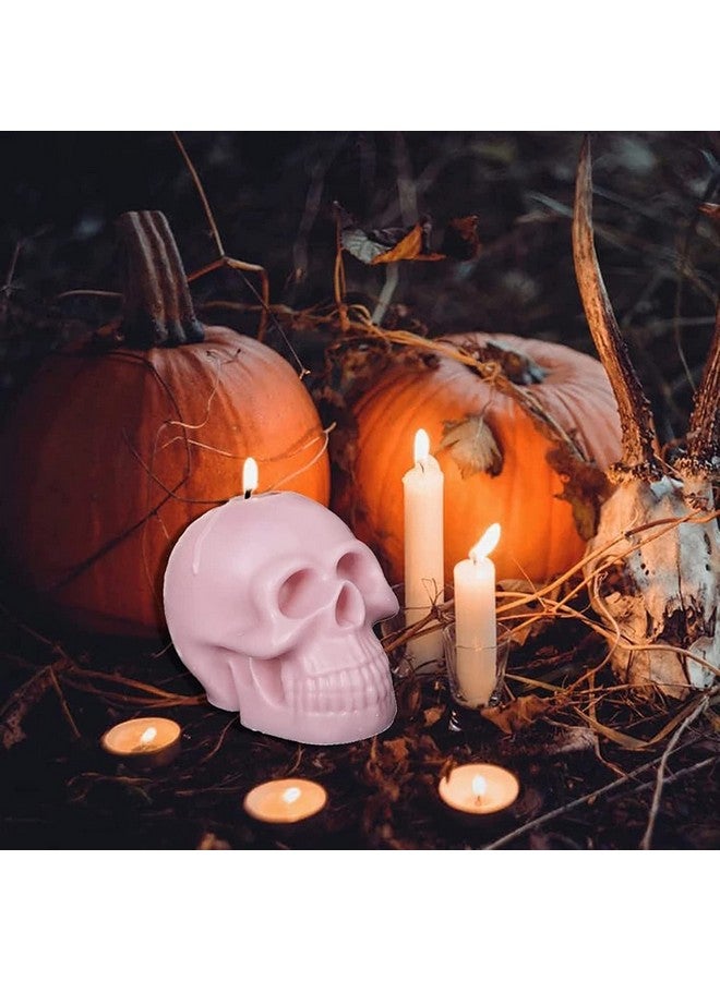 YOKIND Silicone Skull Molds, for Candle Making, Skull Candle Molds for Candle Making,Skull Candle Mold for Halloween Party,Making Aromatherapy Candles,Resin,Soap,Lotion Bar,Clay  - Image 5