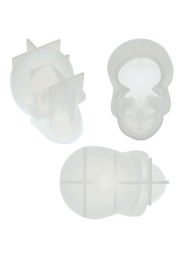 YOKIND Silicone Skull Molds, for Candle Making, Skull Candle Molds for Candle Making,Skull Candle Mold for Halloween Party,Making Aromatherapy Candles,Resin,Soap,Lotion Bar,Clay  - Image 2