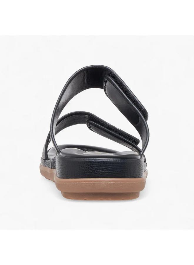 Le Confort Women Textured Slip-On Comfort Sandals