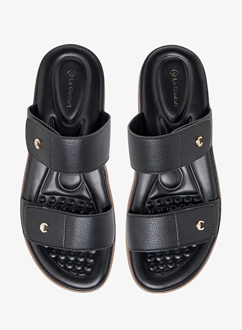 لو كونفورت صنادل نسائية مريحة سهلة الارتداء بنقوش