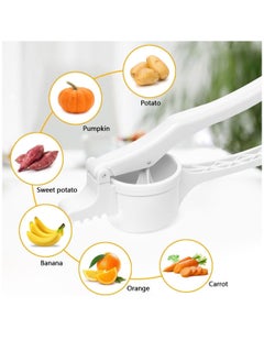 SYOSI Potato Ricer and Masher with 3 Interchangeable Discs, Large Capacity Labor-saving Handle Great for Mashed Potatoes and Baby Food, Spaetzle Maker Press  - Image 4