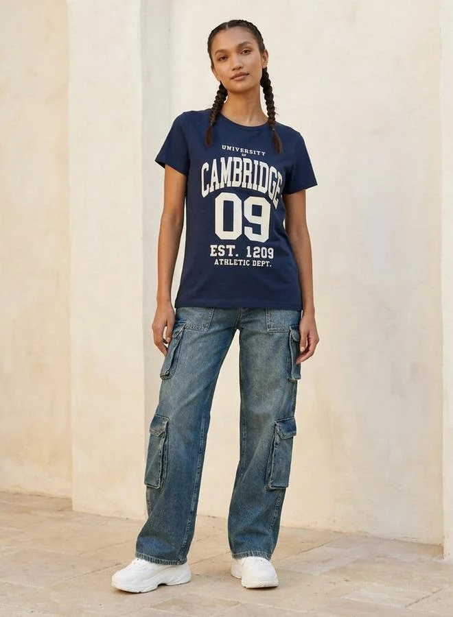 SP Characters Cambridge Regular Fit Cotton T shirt
