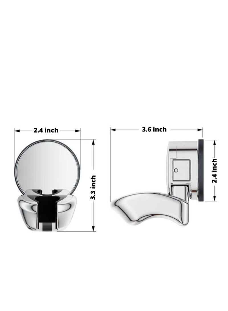 Y&D Suction Cup Shower Head Holder Wall Mount, Different Positions Handheld relocatable and Adjustable, for People with Handicap or Short Stature  - Image 5