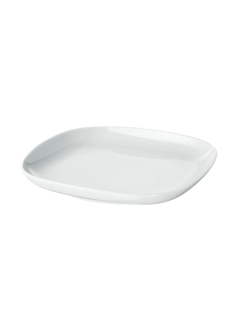 Promass Side Plate White 18x18cm - Image 1