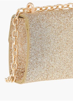 Flora Bella By Shoexpress Girls Bow Accent Crossbody Bag With Chain Strap And Flap Closure Ramadan Collection  - Image 5