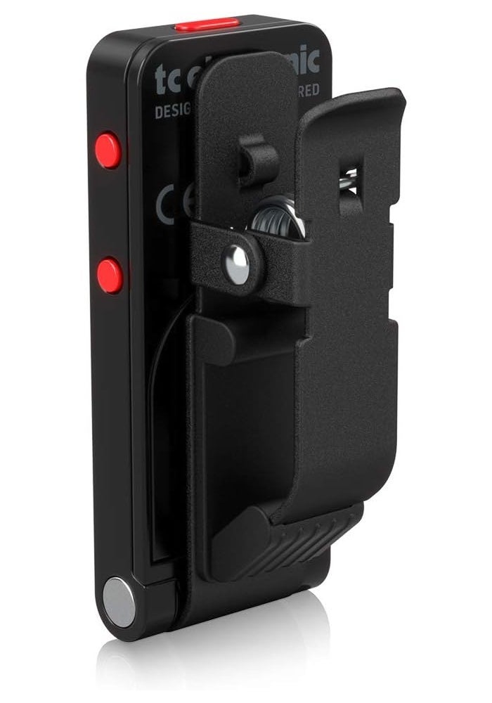 TC Electronic مُ tuner TC Electronic UNITUNE CLIP NOIR الأسود القابل للتعليق مع أوضاع ستروب وكروماطيك - Image 5