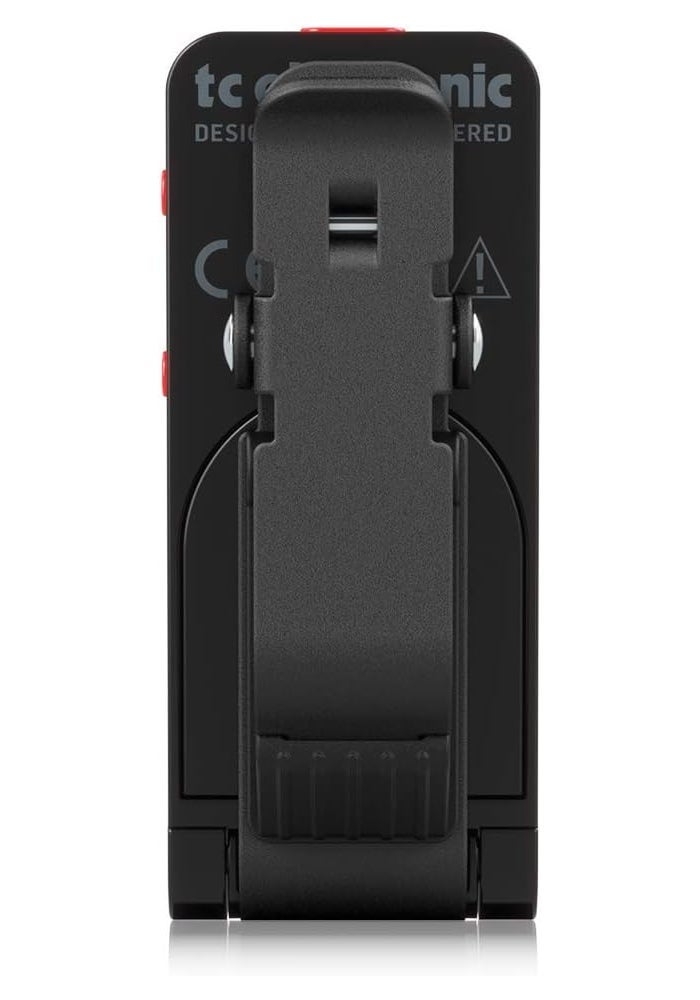 TC Electronic مُ tuner TC Electronic UNITUNE CLIP NOIR الأسود القابل للتعليق مع أوضاع ستروب وكروماطيك - Image 4