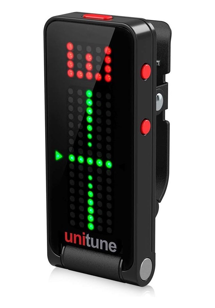 TC Electronic مُ tuner TC Electronic UNITUNE CLIP NOIR الأسود القابل للتعليق مع أوضاع ستروب وكروماطيك - Image 3