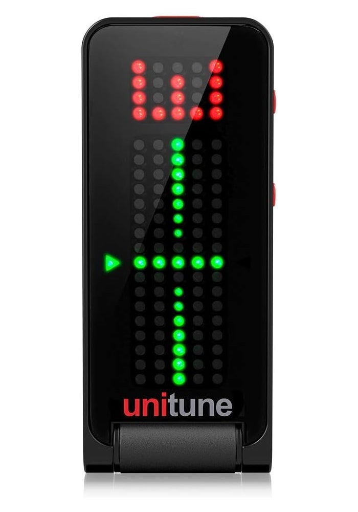 TC Electronic مُ tuner TC Electronic UNITUNE CLIP NOIR الأسود القابل للتعليق مع أوضاع ستروب وكروماطيك - Image 1