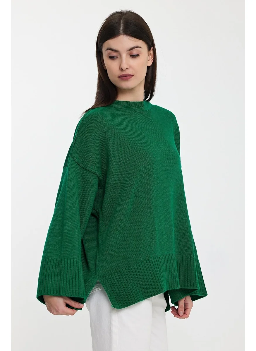 Alexandergardi Alexandergardı Oversize Basic Sweater(A92145-S)