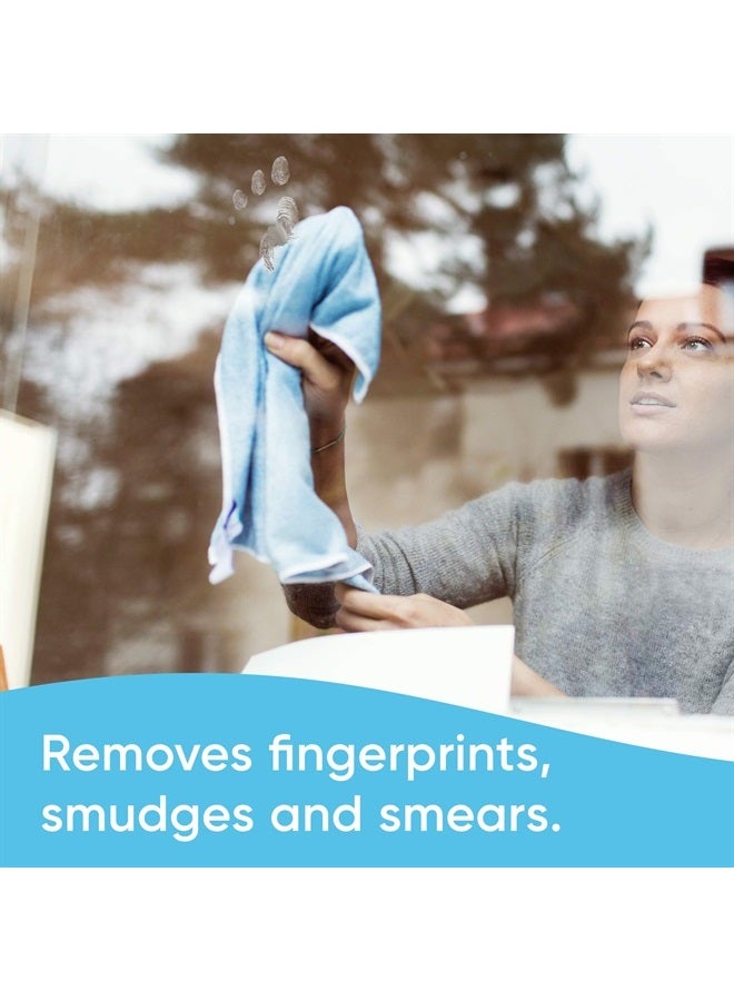 Windex Glass and Window Cleaner Spray Bottle, Bottle Made from 100% Recovered Coastal Plastic, Original Blue, 23 fl oz (Pack of 2) - Image 4