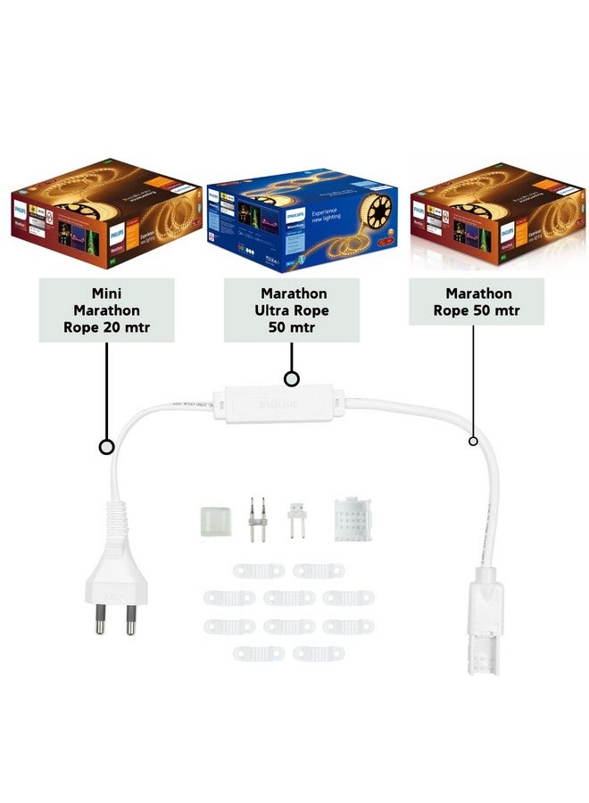 PHILIPS Rope Light Accessories | Recommended to be Used with Philips Marathon, Marathon Ultra and Mini Marathon Rope Light | Pack of 5 - Image 2