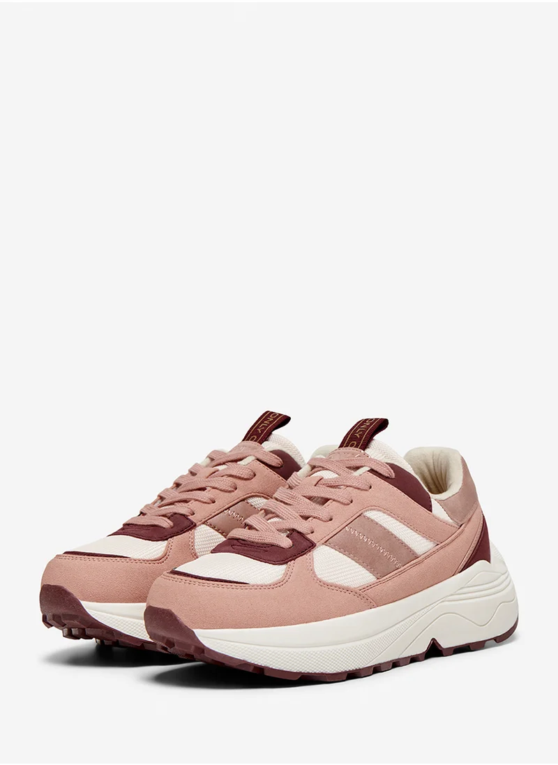 ONLY Onlsylvie-11 Pu Lace Up Sneakers
