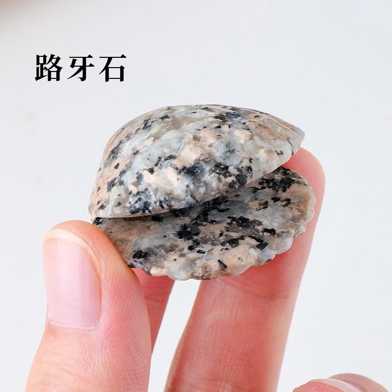 Natural Agate Shell Carving Crystal Raw Stone Specimen for DIY Home Decor Accessories