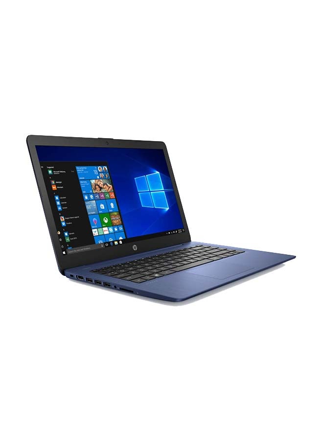 HP لابتوب ستريم ‎14-CB171 بشاشة مقاس 14 بوصة بدقة (1366x768)، معالج إنتل سيليرون ثنائي النواة طراز N4000 تردد 1.1 جيجاهرتز وذاكرة داخلية eMMC سعة 64 جيجابايت وذاكرة رام سعة 4 جيجابايت وبلوتوث وويندوز 10 وكاميرا ويب اللغة الإنجليزية أزرق - Image 4