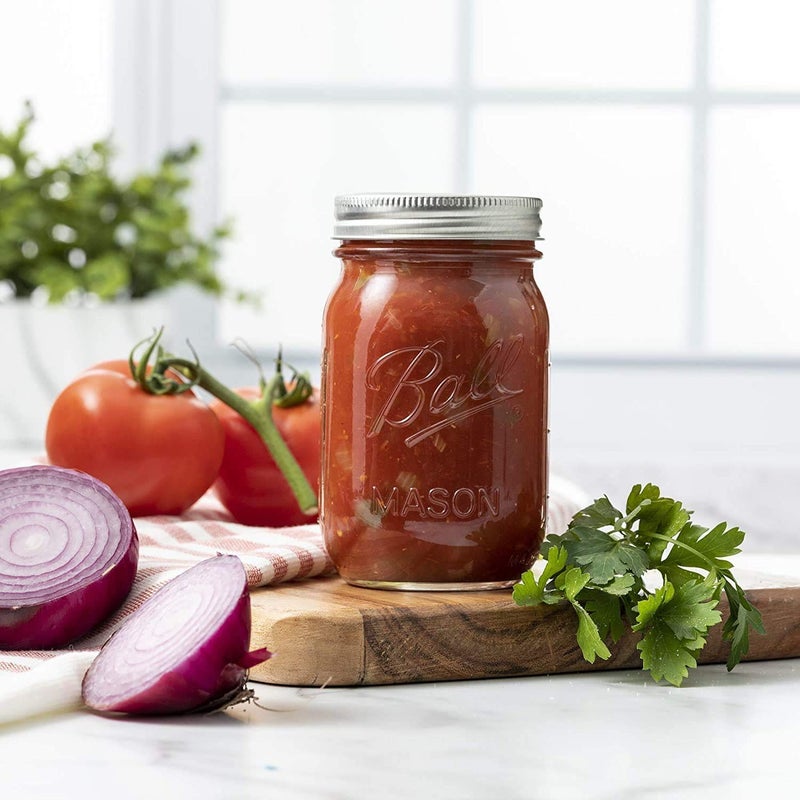 ZEPOLI 500 ml Ball Regular Mouth Mason Jars Airtight lids and Bands For Canning Fermenting Pickling Store Decor 8 - Image 2