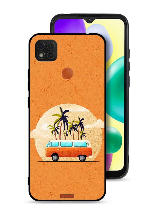 Tolwak Xiaomi Redmi 9C Protective Case Cover Bus Art - Image 1