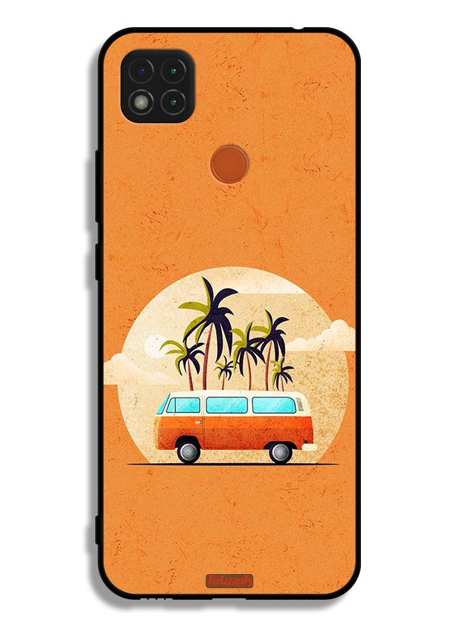 Tolwak Xiaomi Redmi 9C Protective Case Cover Bus Art - Image 2