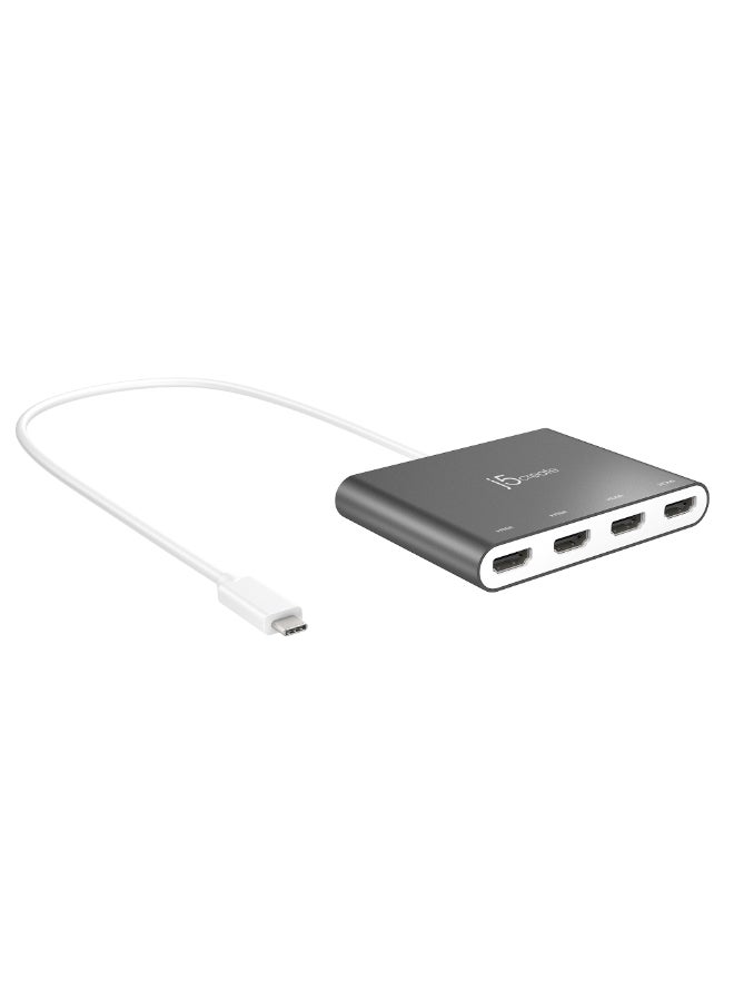 j5create JCA366 USB-C® to 4-Port HDMI™ Multi-Monitor Adapter