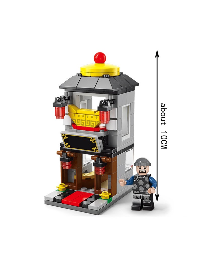 Gold Shop 153pcs, Street View Series Building Block Assembly Kit Games And Engineering Toys, Home Decoration, Building Model Creative Gifts - Image 2