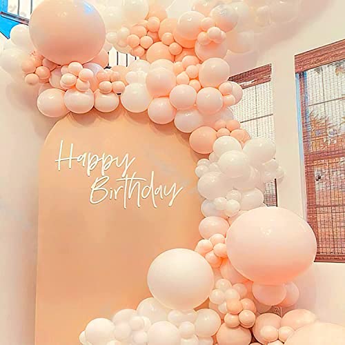 atorakushon Light Orange Colour Pastel Latex Party Balloons 10 Inches for Home Decoration Happy Birthday Party Supplies Wedding Anniversary Office Party Purpose Pack of 100 - Image 5