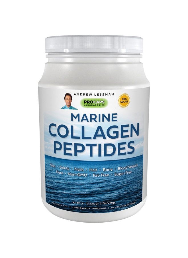 Andrew Lessman - Marine Collagen Peptides 120 Servings - Supports Radiant Smooth Soft Skin, Comfortable Joints. Pure. Super Soluble No Fishy Flavor No Additives Non-GMO - Image 1