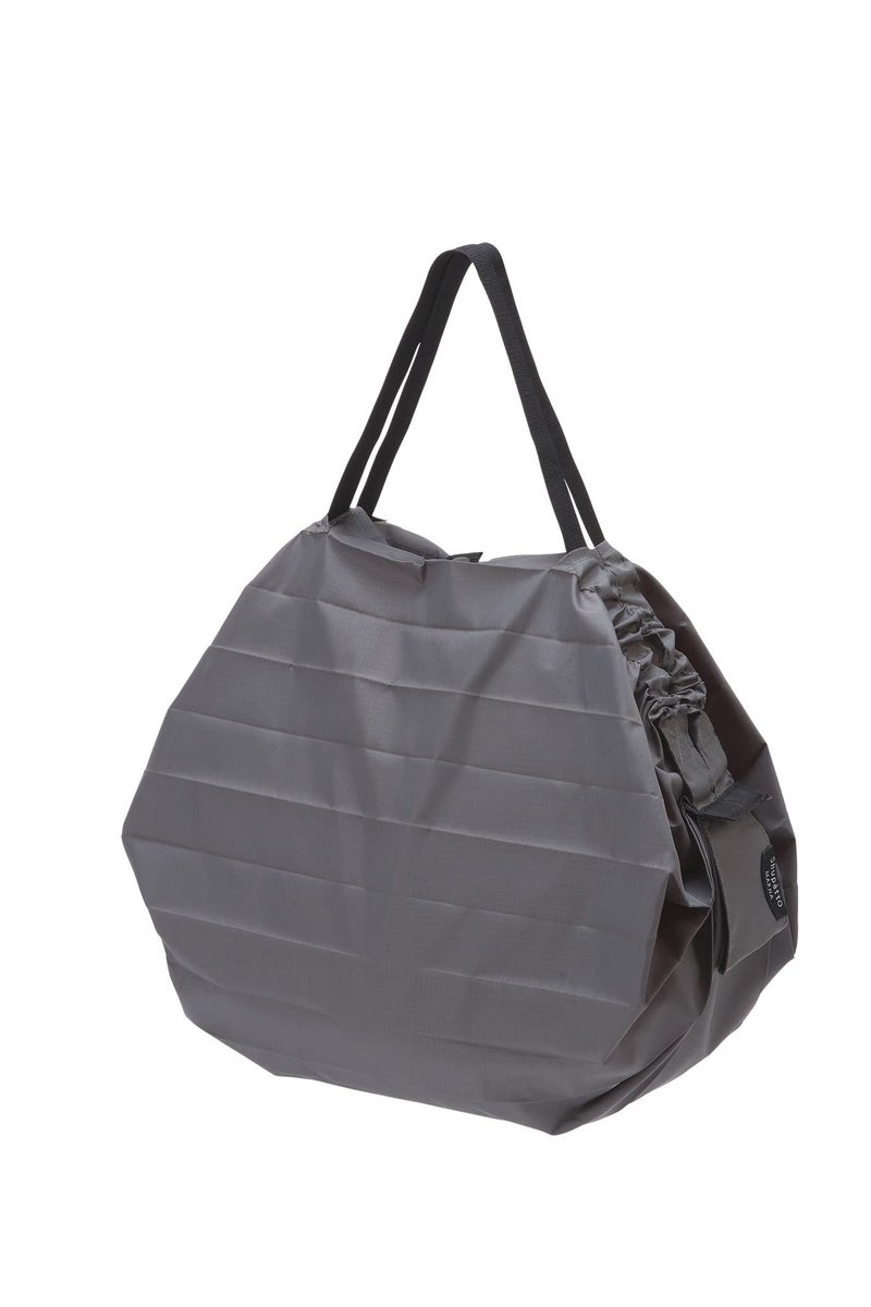 Shupatto One-Pull Foldable Bag M SUMI (Charcoal)