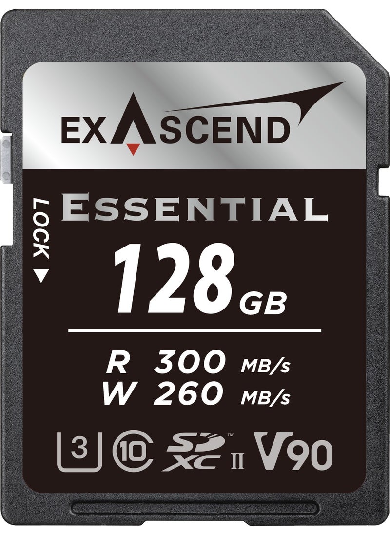 Exascend - Essential 128GB Series UHS-II SDXC V90 Memory Card - Image 1