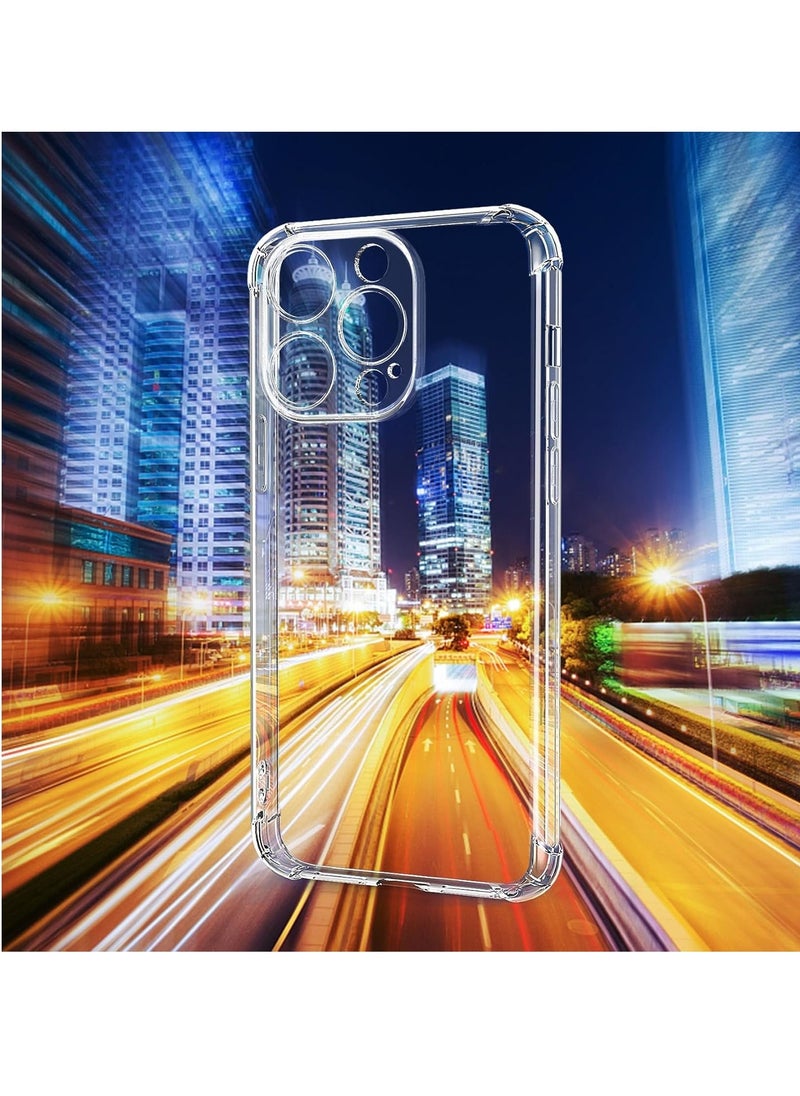 Raxoom 3 in 1 Camera Cover Compatible with iPhone 15 Pro Max Case and 2 Pack Tempered Glass Screen Protector, Slim Soft TPU Shockproof Anti-Scratch iPhone 15 Pro Max Phone Case Cover Silicone Clear - Image 5