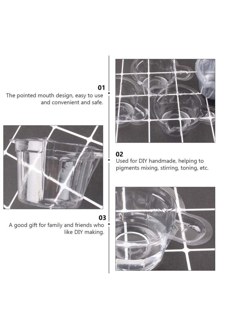 SYOSI Urine Cups Plastic Urine Collection Cups, 100 Pcs 60ml Disposable Urine Specimen Cups, Silicone Measuring Cups, for Pregnancy Test, Pregnancy Ovulation Testing Container Test Collection Cup - Image 4
