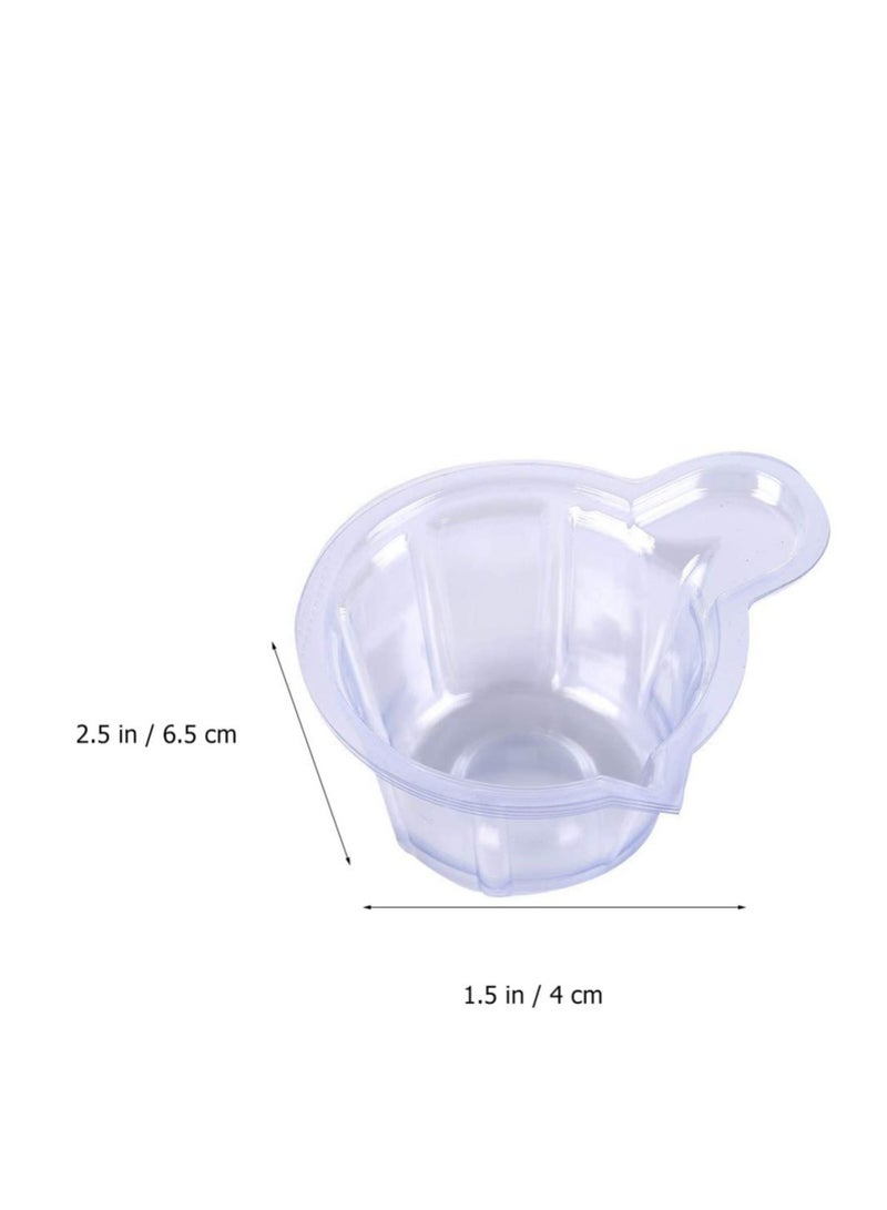SYOSI Urine Cups Plastic Urine Collection Cups, 100 Pcs 60ml Disposable Urine Specimen Cups, Silicone Measuring Cups, for Pregnancy Test, Pregnancy Ovulation Testing Container Test Collection Cup - Image 2