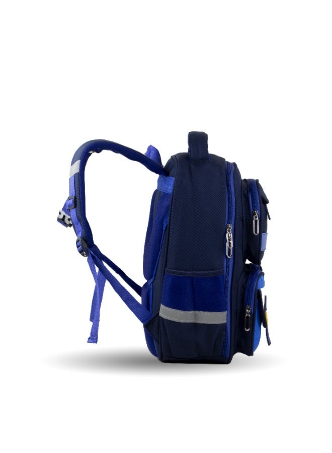 CS006 Fantastic School Backpack, Multi-Color, Fashion Design, Available in Purple, Pink, and Navy, 45 cm, Multiple Pockets, for Kids