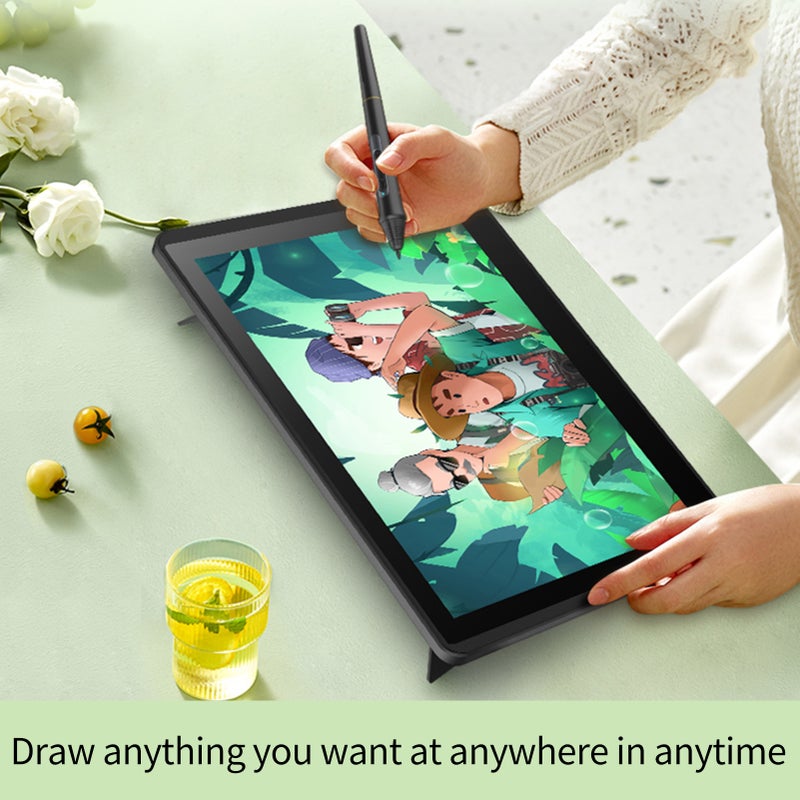 12HD-A H-IPS LCD Graphics Drawing Tablet Monitor 11.6 Inch Size 1366x768 Display 8192 Pressure Level Passive Technology with Tilt Function Support Windows MacOS USB-Powered Low Consumption - Image 5