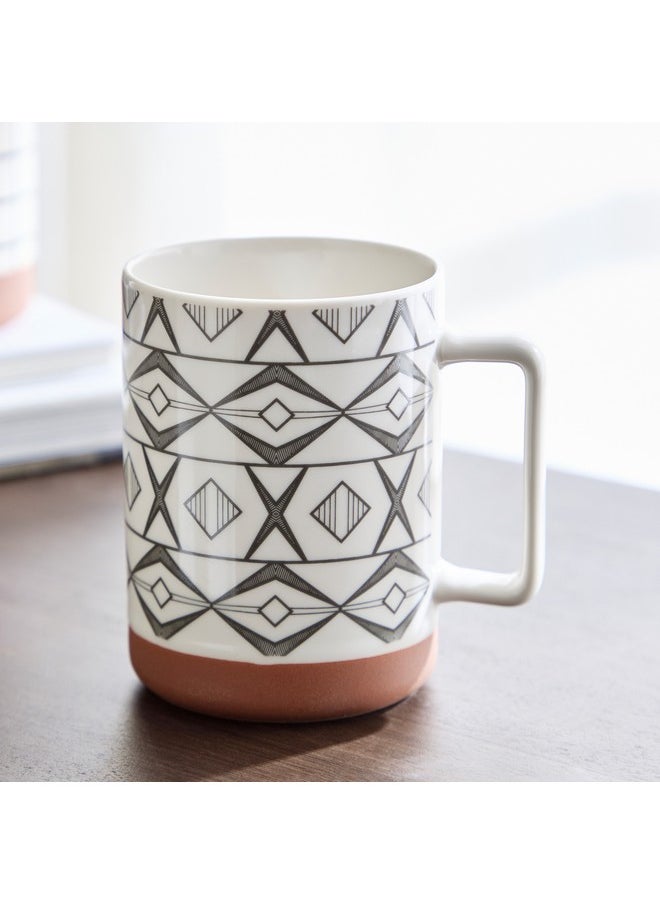 Home Box Trendy Diamond Mug with Base 400 ml  - Image 1