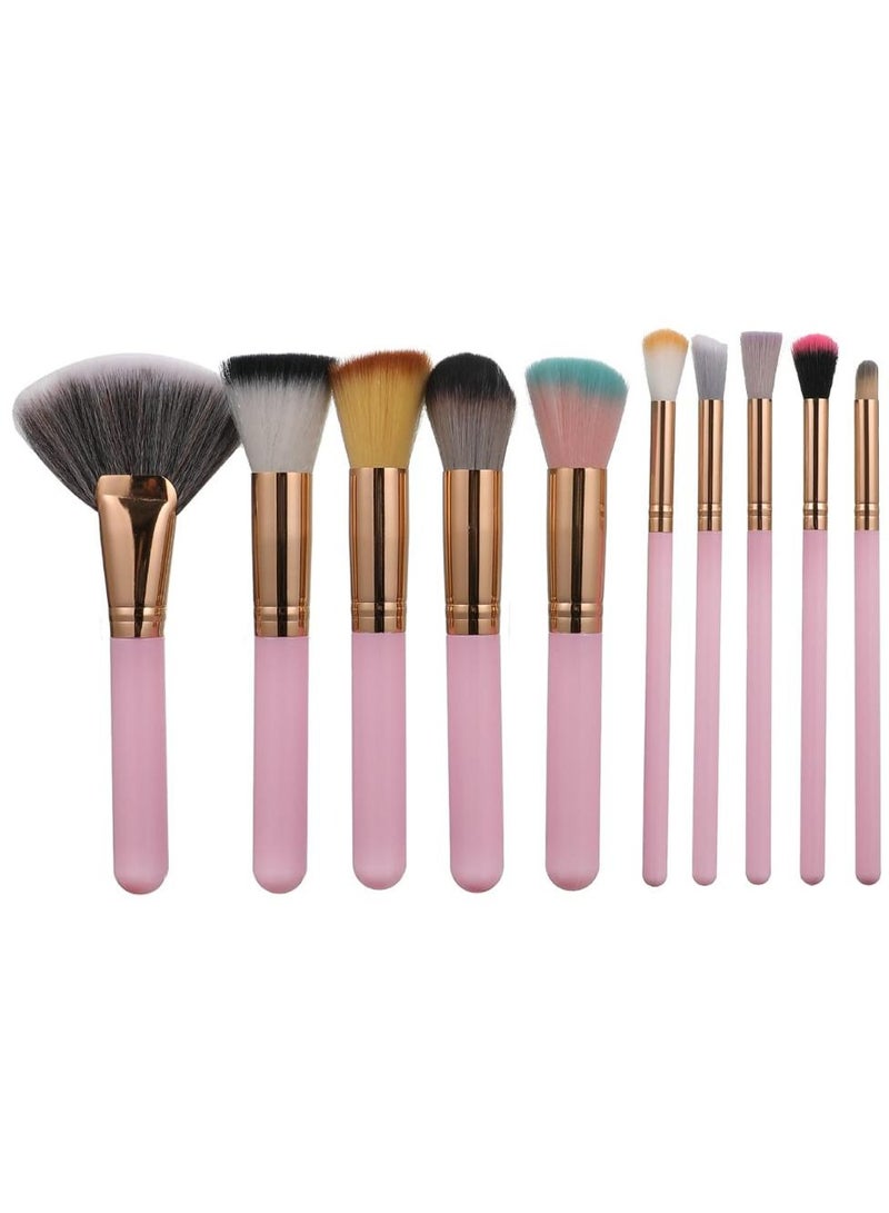 10-Piece Makeup Multi Use Brush Set - Image 1