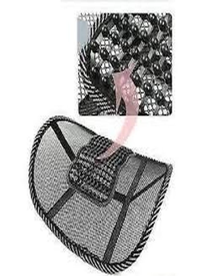 Auto Hub Car Back Pain Relief Lower Back Support for Chair Back Rest for Office Chair Lumbar Support Orthopedic Cushion Belt for Men, Women Support for Sciatica Pain Seat Massage Lumbar Support Mesh - Image 4